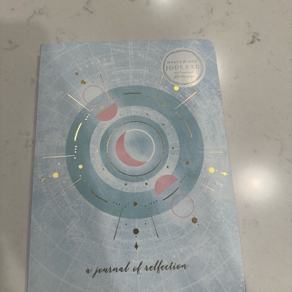 Molly & Rex Blue and Gold Journal